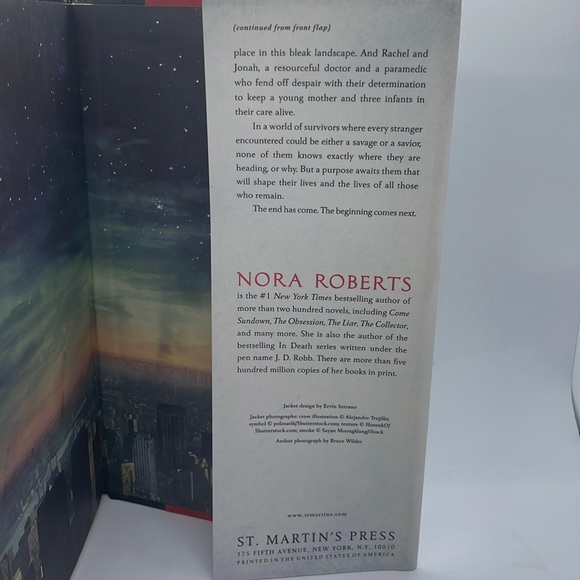 Hardcover Book, “Year One” by Nora Roberts. 419 Pages. First Edition. - Picture 3 of 6